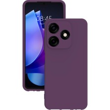 Lenax Leather Tecno Spark 10C Kılıf Kamera Korumalı Silikon Rubber Arka Kapak