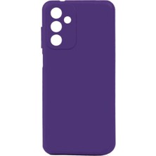 Lenax Leather Samsung Galaxy M13 4g Kılıf Kamera Korumalı Silikon Telefon Kılıfı Şık Arka Kapak