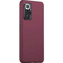 Lenax Leather Xiaomi Redmi Note 10S Kılıf Kamera Korumalı Silikon Rubber Arka Kapak