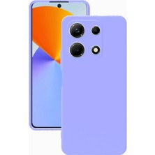 Lenax Leather Infinix Note 30 Kılıf Kamera Korumalı Silikon Rubber Arka Kapak