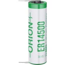 Orion ER14500 H Lityum Pil 3.6V 2p Yüksek Performanslı Taşınabilir Enerji Kaynağı
