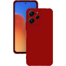 Lenax Leather Xiaomi Redmi 12 Kılıf Kamera Korumalı Silikon Rubber Arka Kapak