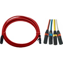 Erat Utp Cat6 0,25M LS0H Patch Cord Kırmızı
