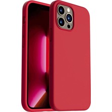 Lenax Leather Iphone 12 Pro Max Kılıf Kamera Korumalı Silikon Rubber Arka Kapak
