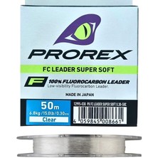 Daiwa Prorex 0.30MM 50M Fc Leader Super Soft %100 Fluorocarbon Misina
