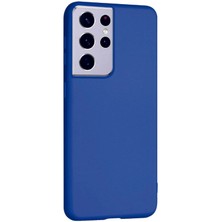 Lenax Leather Samsung Galaxy S21 Ultra Kılıf Kamera Korumalı Silikon Rubber Arka Kapak