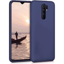 Lenax Leather Xiaomi Redmi 9 Kılıf Kamera Korumalı Silikon Rubber Arka Kapak