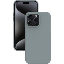 Lenax Leather iPhone 15 Pro Max Kılıf Kamera Korumalı Silikon Rubber Arka Kapak