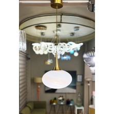 Minimal Saturn Golden ONE Sarkıt Cam Avize