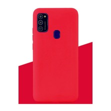 Lenax Leather Samsung Galaxy M30S Kılıf Kamera Korumalı Silikon Telefon Kılıfı Şık Arka Kapak