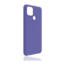 Lenax Leather Realme C25 Kılıf Kamera Korumalı Silikon Rubber Arka Kapak