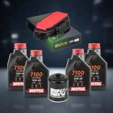 Elmas Motor Honda NC700, NC750X-DCT, Integra 750 Bakım Seti (4 Litre Motul 7100)