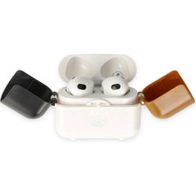 Lunirawear Lunir  Airpods 3 (3.nesil) Basmalı Kılıf - Beyaz-Siyah-Kahverengi 889658