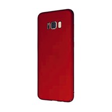 Lenax Leather Samsung Galaxy S8 Plus Kılıf Kamera Korumalı Silikon Telefon Kılıfı Şık Arka Kapak