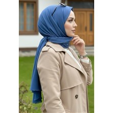 İmaj Butik Indigo Cazz Scarf Penye Şal