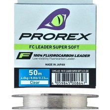 Daiwa Prorex 0.23MM 50M Fc Leader Super Soft %100 Fluorocarbon Misina