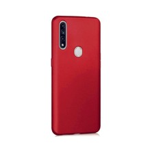 Lenax Leather Oppo A31 Kılıf Kamera Korumalı Silikon Rubber Arka Kapak