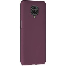 Lenax Leather Xiaomi Redmi Note 9 Pro Kılıf Kamera Korumalı Silikon Rubber Arka Kapak