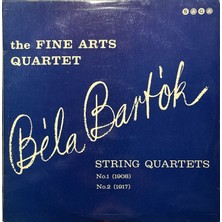 Plak İstasyonu Bela Bartok, The Fine Arts Quartet – String Quartets Nos. 1 And 2 Classic Lp Plak