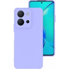 Lenax Leather Vivo Y36 Kılıf Kamera Korumalı Silikon Rubber Arka Kapak