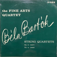 Plak İstasyonu Bela Bartok, The Fine Arts Quartet – String Quartets Nos. 3 And 4 Classic Lp Plak