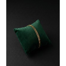 Maison AHM Kararmaz Çelik Italyan Zincir Bileklik