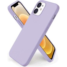 Lenax Leather Iphone 12 Kılıf Kamera Korumalı Silikon Rubber Arka Kapak