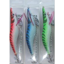 Özbience 3'lü Kalamar Zoka Seti 13CM 20G Kırmızı Mavi Yeşil Fosforlu