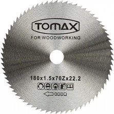 Marsilyan Tomax Ağaç Daire Testeresi (Elmassız) 115X1,2 Diş 80Z