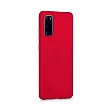 Lenax Leather Samsung Galaxy S20 Kılıf Kamera Korumalı Silikon Rubber Arka Kapak