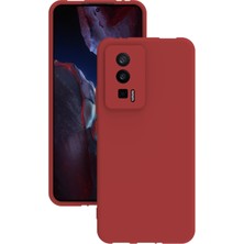 Lenax Leather Xiaomi Poco F5 Pro Kılıf Kamera Korumalı Silikon Rubber Arka Kapak