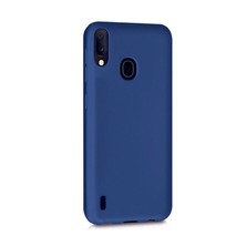 Lenax Leather Reeder P13 Blue Kılıf Kamera Korumalı Silikon Rubber Arka Kapak