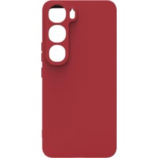 Lenax Leather Vivo V40 Lite Kılıf Kamera Korumalı Silikon Rubber Arka Kapak