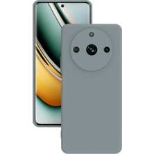 Lenax Leather Realme 11 Pro Kılıf Kamera Korumalı Silikon Rubber Arka Kapak