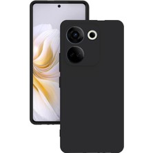 Lenax Leather Tecno Camon 20 Pro 4g Kılıf Kamera Korumalı Silikon Rubber Arka Kapak
