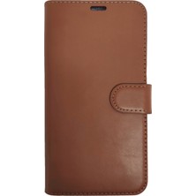 Lenax Leather Samsung Galaxy M52 5g Cüzdanlı Kapaklı Kılıf Kartlıklı Standlı Kopçalı