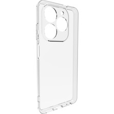 Lenax Leather Tecno Spark 20C Kılıf Kamera Korumalı Silikon Rubber Arka Kapak