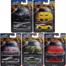 Hot Wheels Silver Series Pontiac 5'li Set GRT01 - 979P