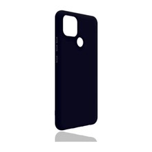 Lenax Leather Realme C25S Kılıf Kamera Korumalı Silikon Rubber Arka Kapak