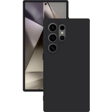 Lenax Leather Samsung Galaxy S24 Ultra Kılıf Kamera Korumalı Silikon Rubber Arka Kapak