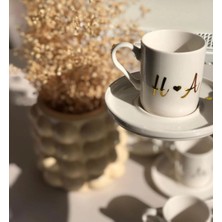 Lotus Atölye Damat Kahvesi Fincanı Gold Veya Gümüş Renk