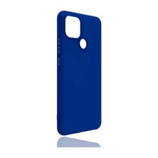 Lenax Leather Realme C25S Kılıf Kamera Korumalı Silikon Rubber Arka Kapak