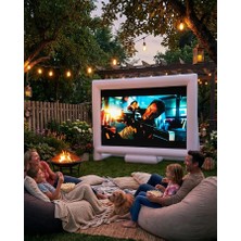 Ultra Şişme Yansıtma Ekranı 240 Inç