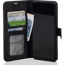 Lenax Leather P13 Blue Max Pro 256 Hakiki Deri Cüzdanlı Kapaklı Kaliteli Lüks Kılıf