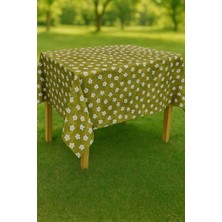 Masa Örtüsü & Piknik Örtsü -Raşel Kumaş 120 cm x 160 cm -Papatya Desenli