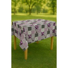 Masa Örtüsü & Piknik Örtsü -Raşel Kumaş 120 cm x 160 cm -Kare Desenli