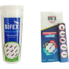 Safa Tarım Bifex Ergin Karınca Granülü 100GR / Rex Karınca Hamamböceği Jeli 5gr/2'li Set