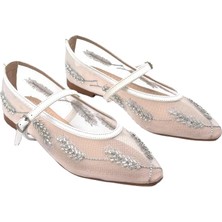 Kindep (Gedik Paşalı) Tül Kadın Babet Beyaz