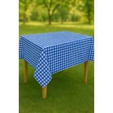 Masa Örtüsü & Piknik Örtsü -Raşel Kumaş 120 cm x 160 cm -Kare Desenli