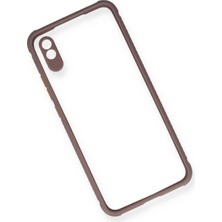 Newface Xiaomi Redmi 9A Kılıf Miami Şeffaf Silikon - Açık Mor